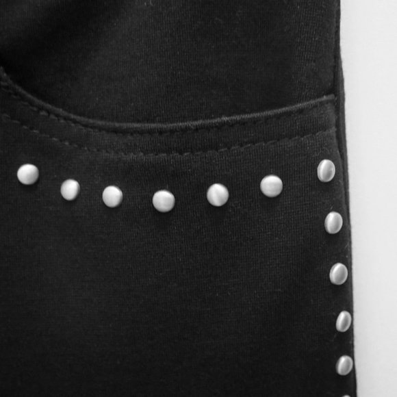 Karl Lagerfeld Paris Studded Ponte Skinny Pant Size 4 - Picture 6 of 12